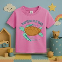 Easily Distracted By Turtles Toddler T-Shirt