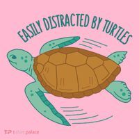Easily Distracted By Turtles Visor