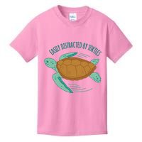 Easily Distracted By Turtles Kids T-Shirt