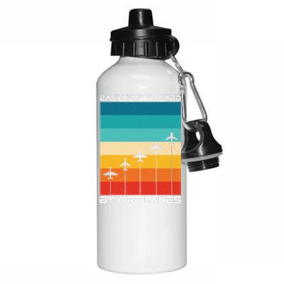 Easily Distracted By Airplanes, Airplane Pilot Aircraft Aluminum Water Bottle