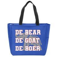 Elephant De Bear De Goat De Boer Zip Tote Bag