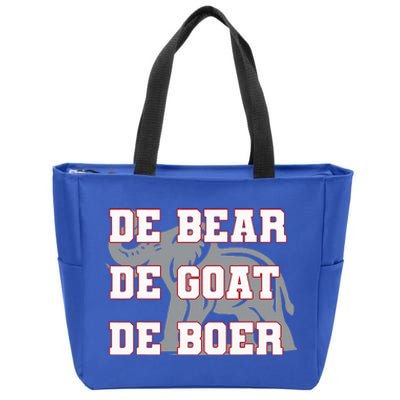 Elephant De Bear De Goat De Boer Zip Tote Bag