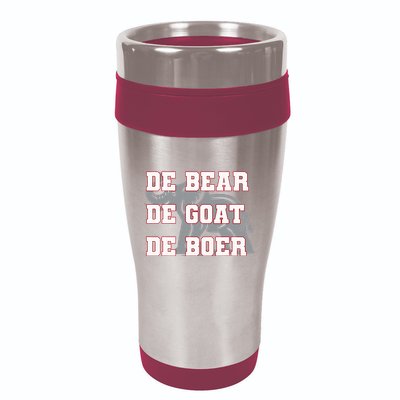 Elephant De Bear De Goat De Boer 16oz Travel Tumbler