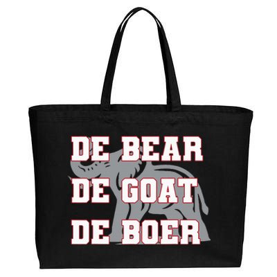 Elephant De Bear De Goat De Boer Cotton Canvas Jumbo Tote