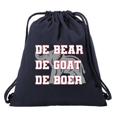 Elephant De Bear De Goat De Boer Drawstring Bag