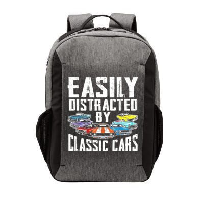 Easily Distracted By Classic Cars Vector Backpack