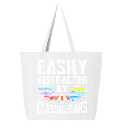 Easily Distracted By Classic Cars 25L Jumbo Tote