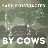 Easily Distracted By Cows Cow Lover Famer Cattle Ranch Legacy Tie Dye Trucker Hat