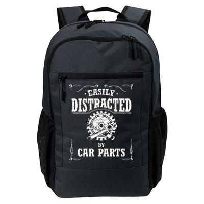 Easily Distracted By Car Parts Daily Commute Backpack