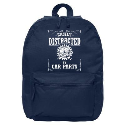 Easily Distracted By Car Parts 16 in Basic Backpack