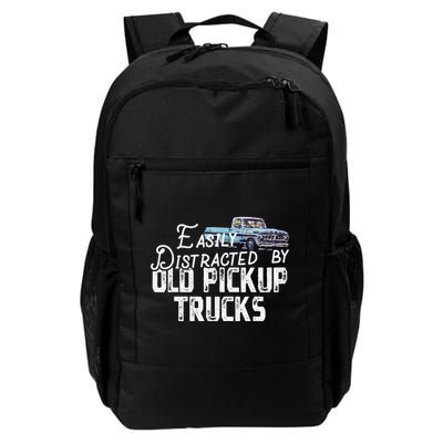 Easily Distracted By Old Pickup Trucks Cute Trucker Backpack