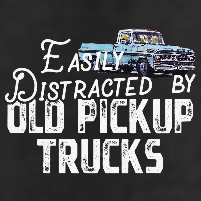 Easily Distracted By Old Pickup Trucks Cute Trucker 12oz Stainless Steel Coffee Mug
