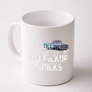 Easily Distracted By Old Pickup Trucks Cute Trucker Coffee Mug