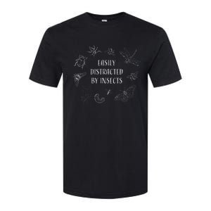 Easily Distracted By Insects Funny Softstyle CVC T-Shirt