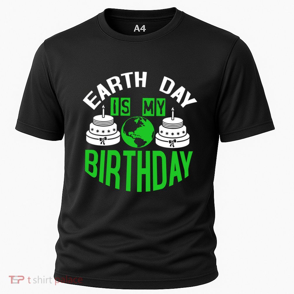 Earth Day Birthday Celebration Graphic Performance Shirt