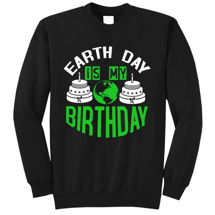 Earth Day Birthday Celebration Graphic Sweatshirt