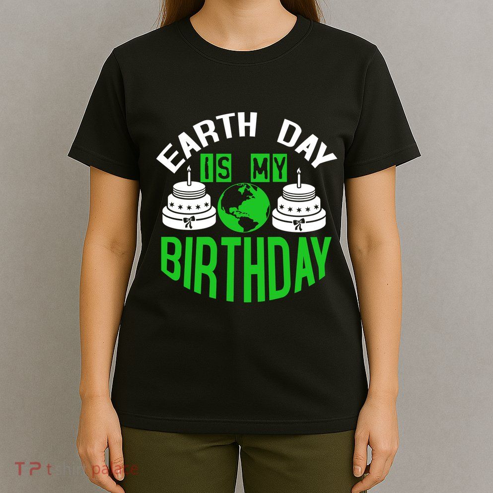 Earth Day Birthday Celebration Graphic T-Shirt
