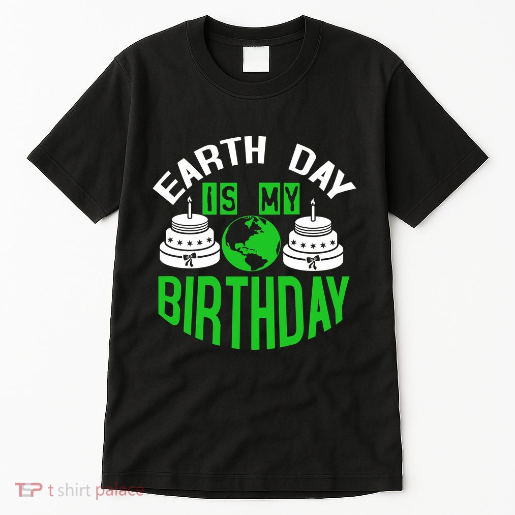 Earth Day Birthday Celebration Graphic Tall T-Shirt
