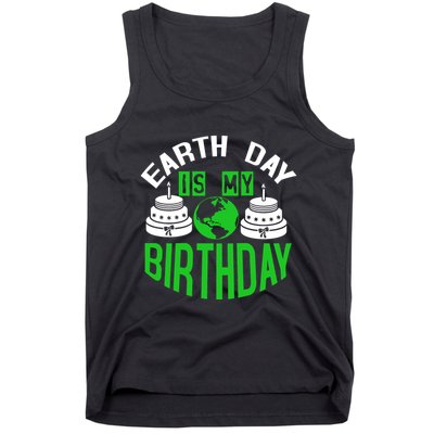 Earth Day Birthday Celebration Graphic Tank Top