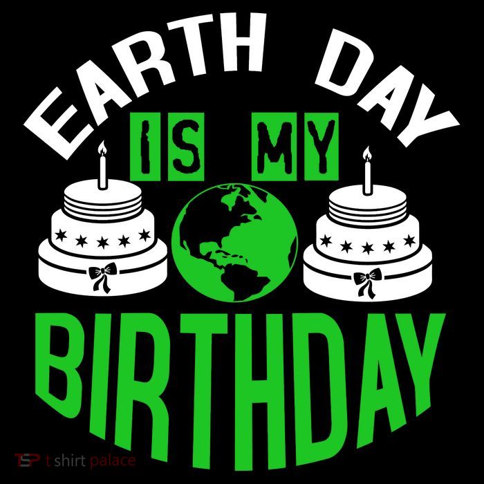 Earth Day Birthday Celebration Graphic Kids T-Shirt