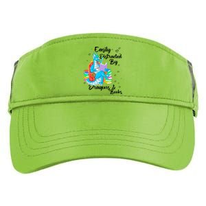 Easily Distracted By Dragons And Books Adult Drive Performance Visor