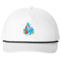 Easily Distracted By Dragons And Books Snapback Five-Panel Rope Hat