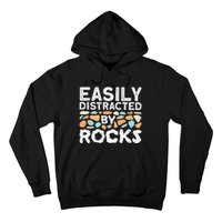 Easily Distracted By Rock Vintage Gift Hoodie