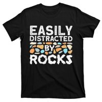 Easily Distracted By Rock Vintage Gift T-Shirt