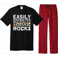 Easily Distracted By Rock Vintage Gift Pajama Set