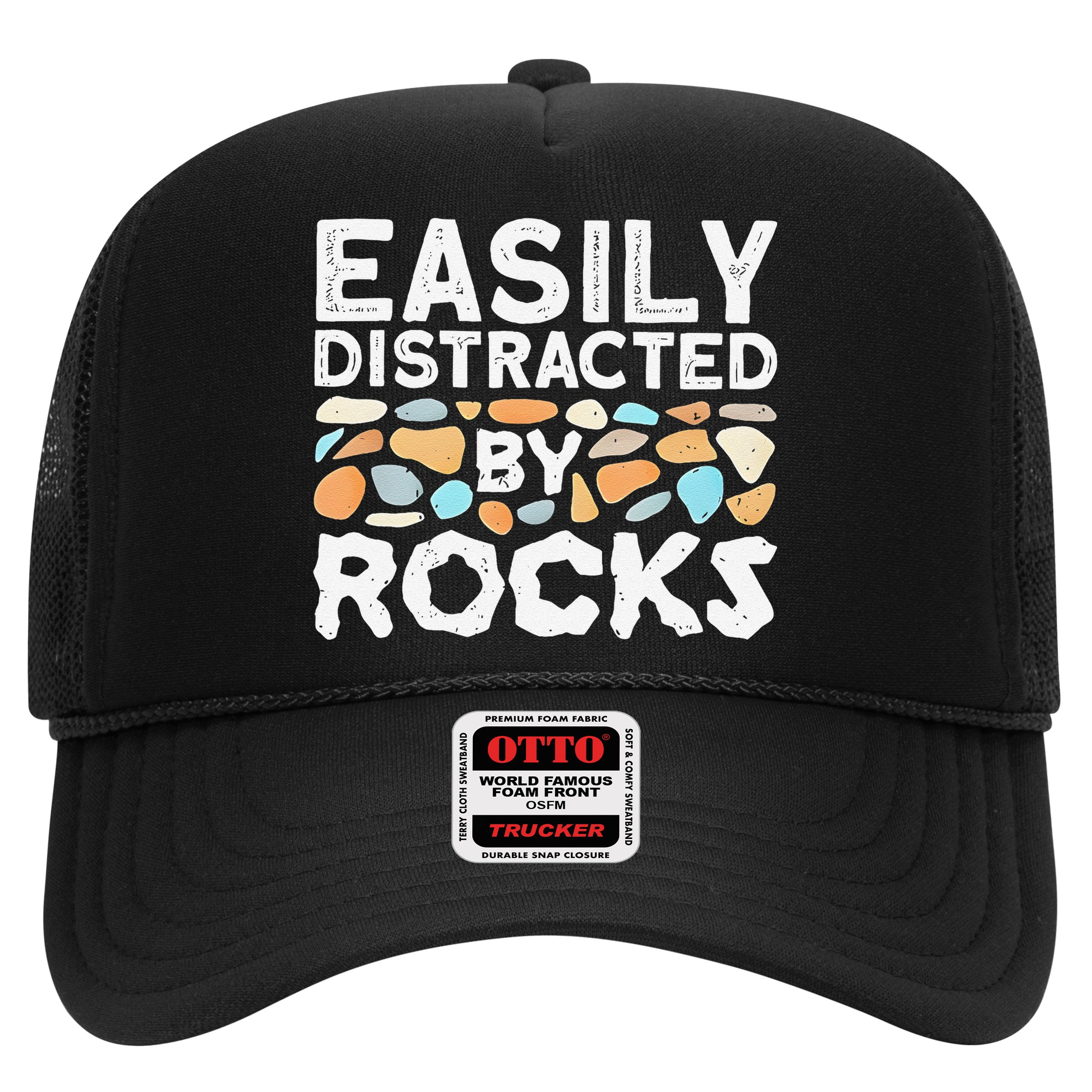 Easily Distracted By Rock Vintage Gift Hat