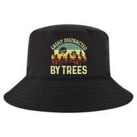 Easily Distracted By Trees Funny Tree Planting Trees Cool Comfort Performance Bucket Hat