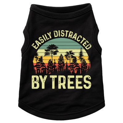 Easily Distracted By Trees Funny Tree Planting Trees Doggie Tank