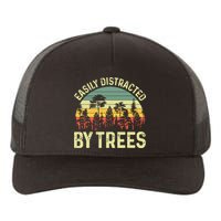 Easily Distracted By Trees Funny Tree Planting Trees Yupoong Adult 5-Panel Trucker Hat