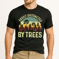 Easily Distracted By Trees Funny Tree Planting Trees Performance Shirt