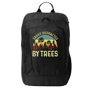 Easily Distracted By Trees Funny Tree Planting Trees City Backpack