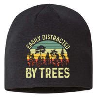 Easily Distracted By Trees Funny Tree Planting Trees Sustainable Beanie