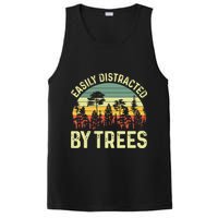 Easily Distracted By Trees Funny Tree Planting Trees PosiCharge Competitor Tank