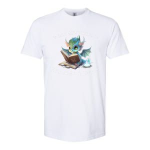 Easily Distracted By Dragons And Books Introvert Funny Meaningful Gift Softstyle CVC T-Shirt