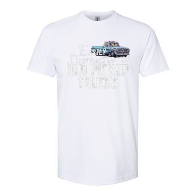 Easily Distracted By Old Pickup Trucks Softstyle CVC T-Shirt