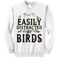 Easily Distracted By Birds Bird Lover Sweatshirt