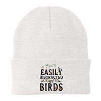 Easily Distracted By Birds Bird Lover Beanie