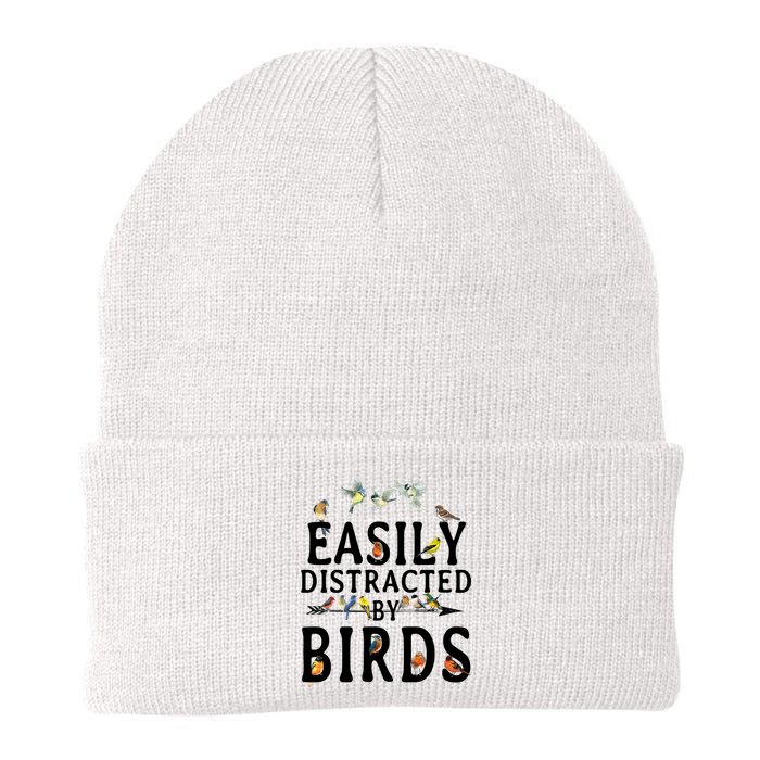 Easily Distracted By Birds Bird Lover Beanie