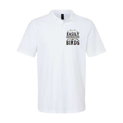 Easily Distracted By Birds Bird Lover Polo