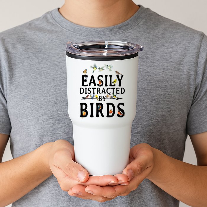 Easily Distracted By Birds Bird Lover Tumbler