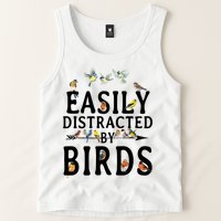 Easily Distracted By Birds Bird Lover Tank Top