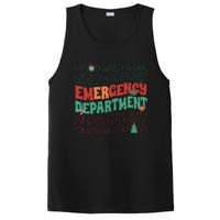 Emergency Department Christmas Nurse Holiday PosiCharge Competitor Tank