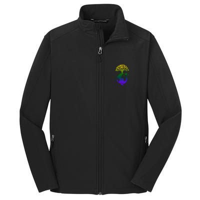 Earth Day Colorful Nature Core Soft Shell Jacket