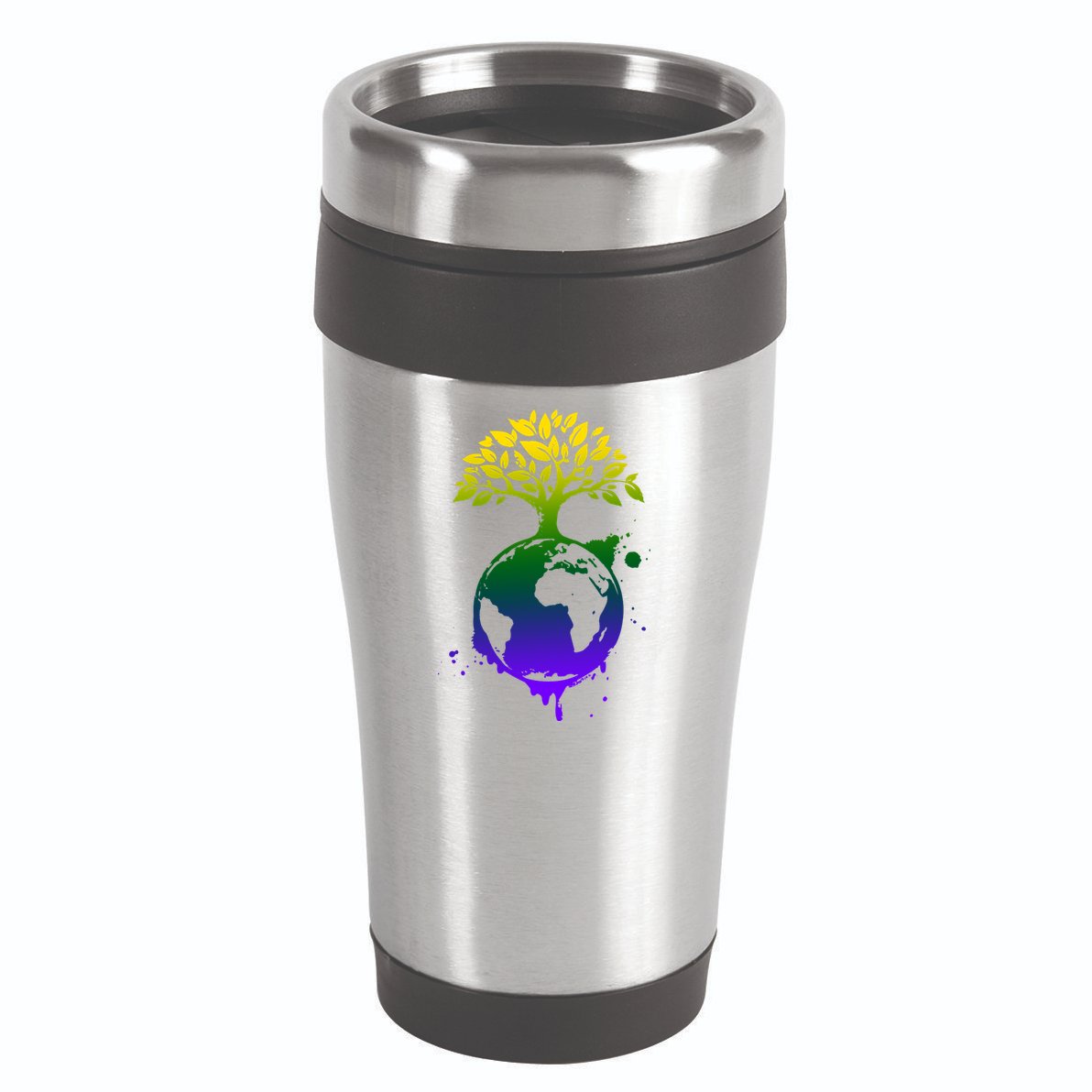 Earth Day Colorful Nature 16oz Travel Tumbler