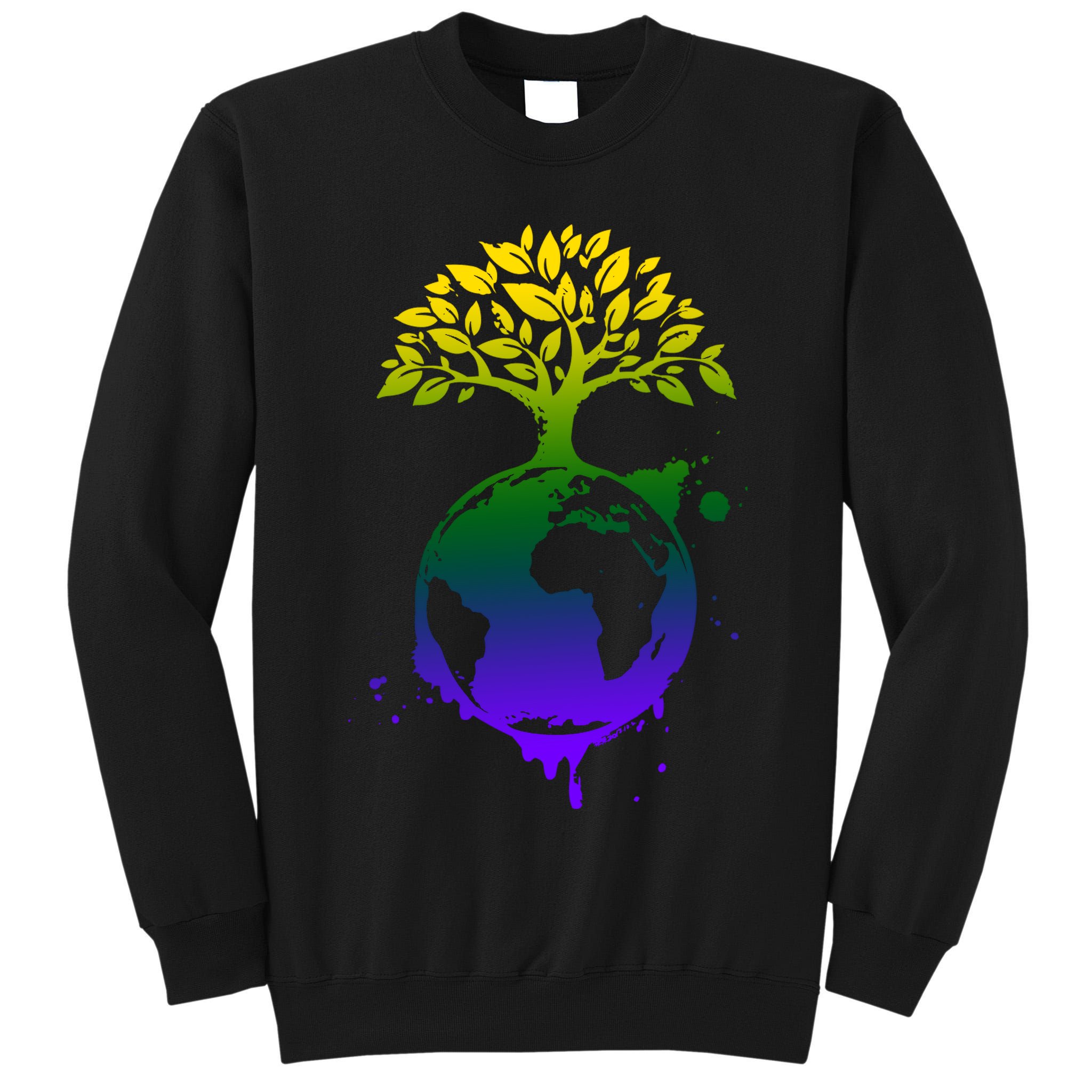Earth Day Colorful Nature Tall Sweatshirt