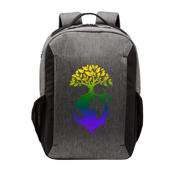 Earth Day Colorful Nature Vector Backpack